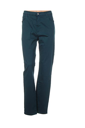 lcdn pantalons femme de couleur vert