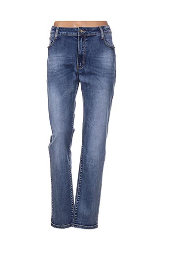 bs jeans jeans femme de couleur bleu