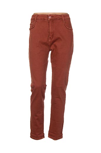bs jeans jeans femme de couleur marron
