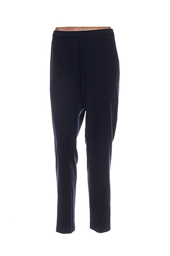 jean gabriel pantalons femme de couleur bleu
