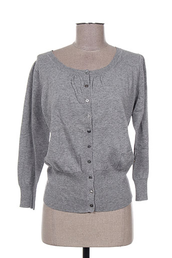 et vous gilets femme de couleur gris