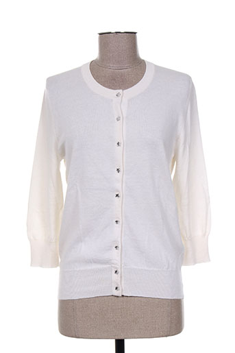 jardin des orangers gilets femme de couleur blanc