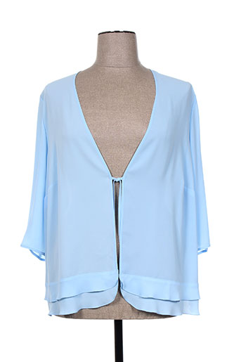 sommermann gilets femme de couleur bleu