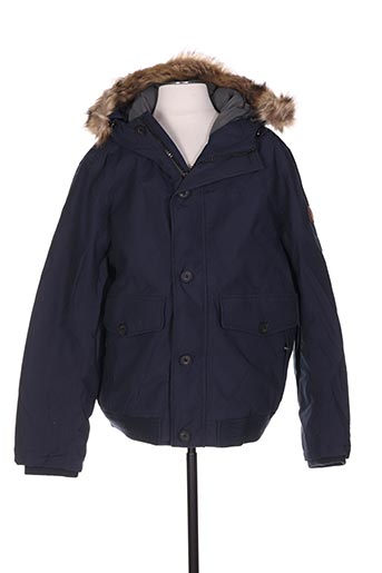 timberland vestes homme de couleur bleu