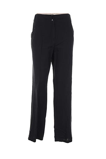 pause cafe pantalons femme de couleur noir