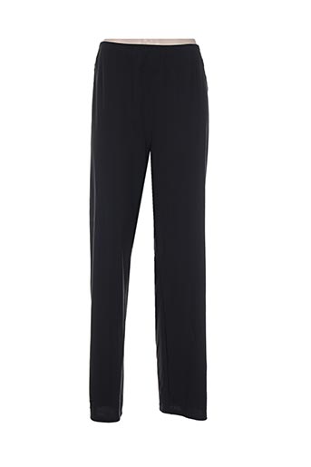 pause cafe pantalons femme de couleur noir