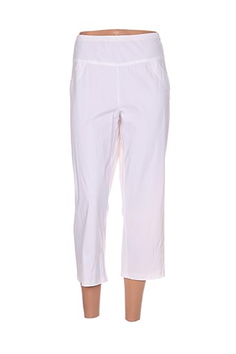 pause cafe pantacourts femme de couleur blanc