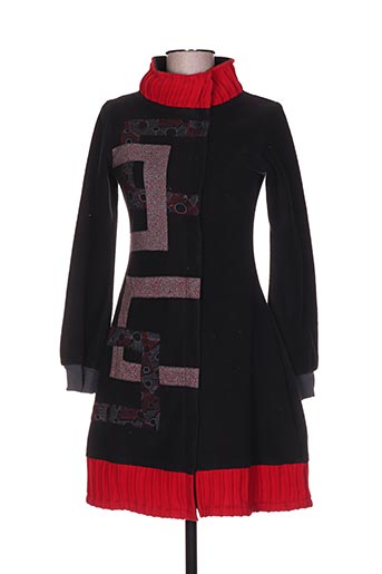 bamboo's manteaux femme de couleur rouge