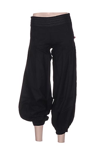 bamboo's pantacourts femme de couleur noir