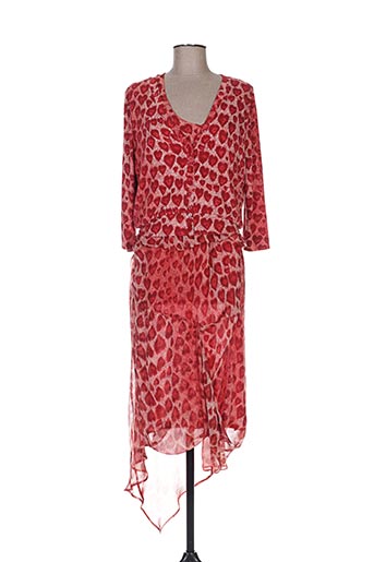 isabel de pedro ensembles femme de couleur rouge