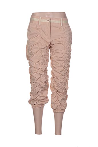 l33 pantacourts femme de couleur beige