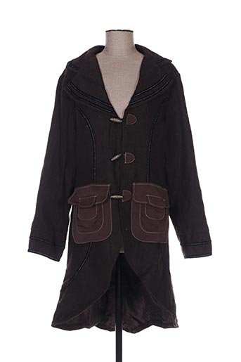 l33 manteaux femme de couleur marron