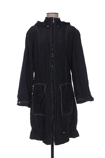l33 manteaux femme de couleur noir