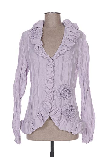 l33 vestes femme de couleur violet