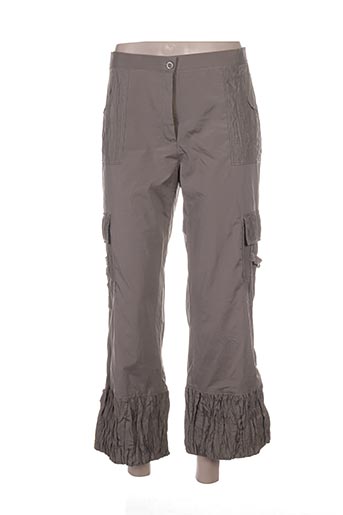 l33 pantalons femme de couleur vert
