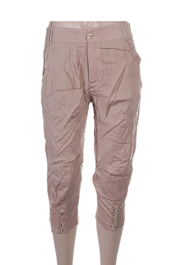 l33 pantacourts femme de couleur beige