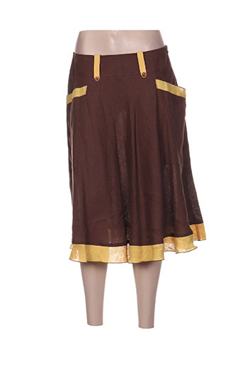 quattro jupes femme de couleur marron