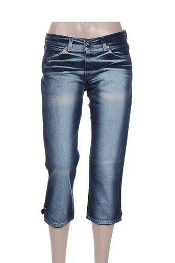 levis pantacourts femme de couleur bleu