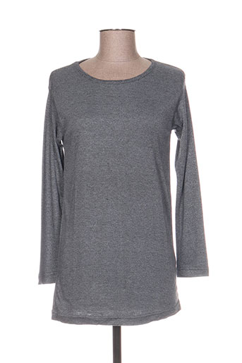 cotton kraft t-shirts femme de couleur gris