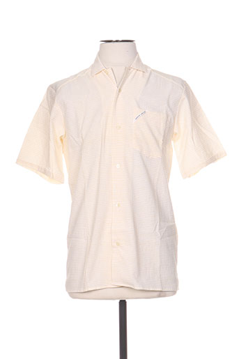 verte vallee chemises homme de couleur jaune