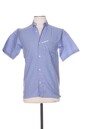 verte vallee chemises homme de couleur bleu