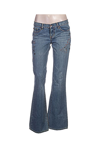 lulucastagnette jeans femme de couleur bleu