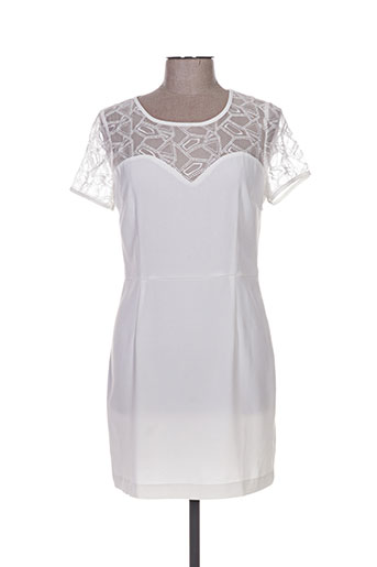 charlise robes femme de couleur blanc