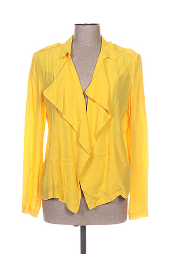 marie-sixtine vestes femme de couleur jaune