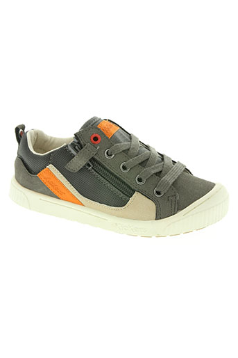 kickers chaussures garçon de couleur gris