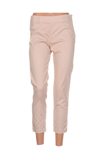 lucchini pantacourts femme de couleur beige