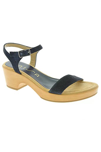 unisa chaussures femme de couleur bleu