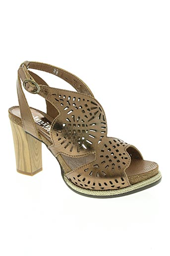 felmini chaussures femme de couleur marron