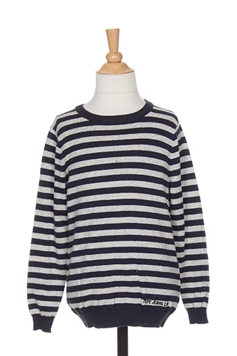 pepe jeans pulls garçon de couleur bleu