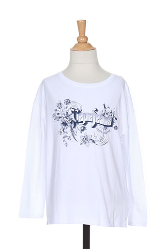 pepe jeans t-shirts fille de couleur blanc