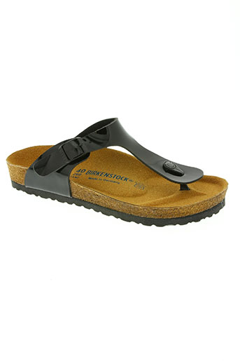 birkenstock chaussures femme de couleur noir