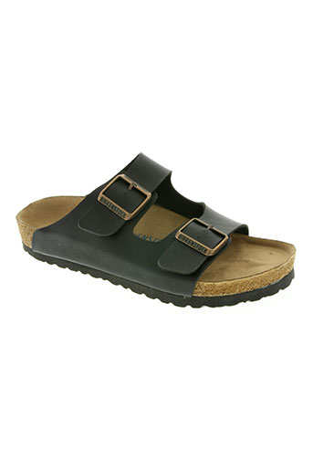 birkenstock chaussures femme de couleur noir