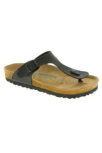 birkenstock chaussures femme de couleur noir