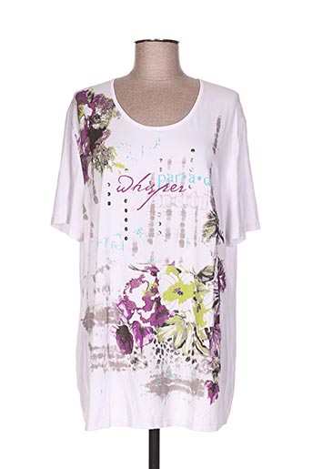 my way t-shirts femme de couleur blanc