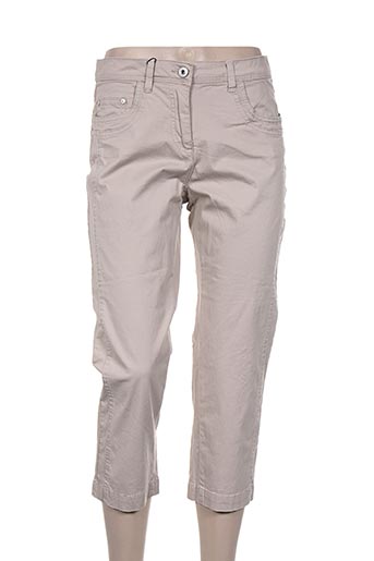brandtex pantacourts femme de couleur beige