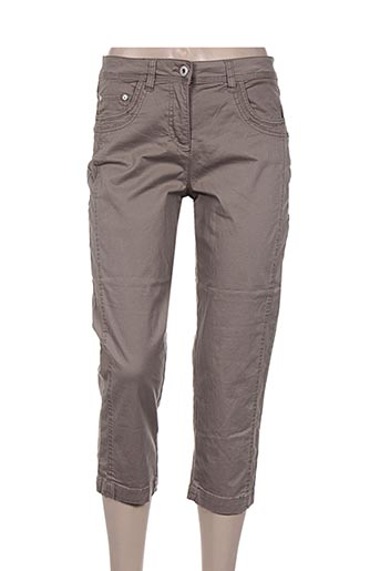 brandtex pantacourts femme de couleur marron