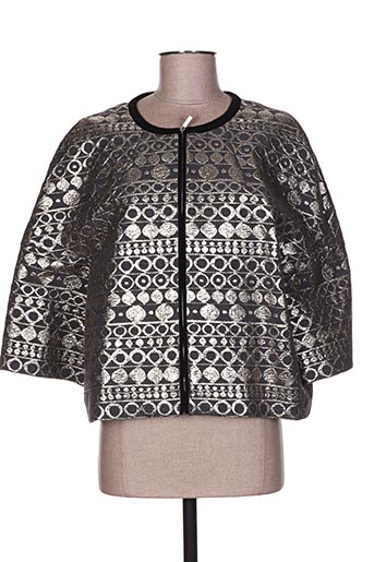 maxmara vestes femme de couleur gris