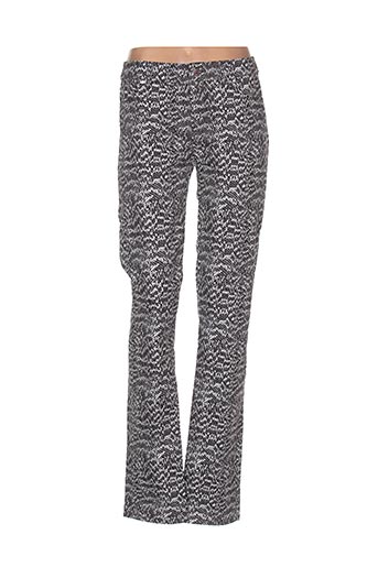 sportmax pantalons femme de couleur noir