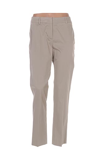 maxmara pantalons femme de couleur beige