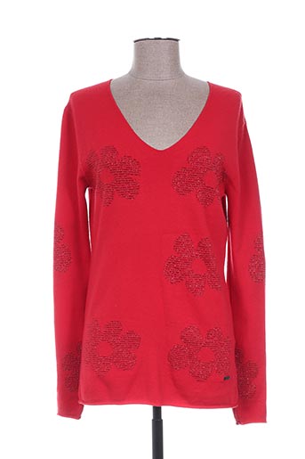 felino pulls femme de couleur rouge