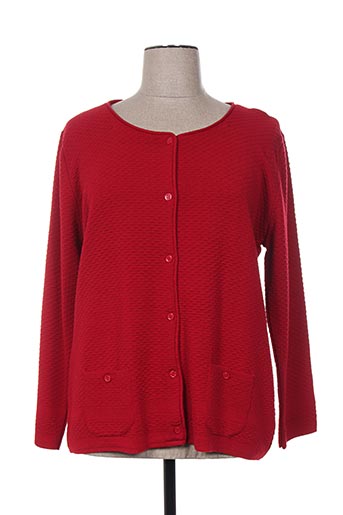 felino gilets femme de couleur rouge