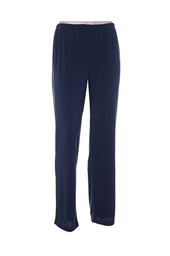 jean delfin pantalons femme de couleur bleu