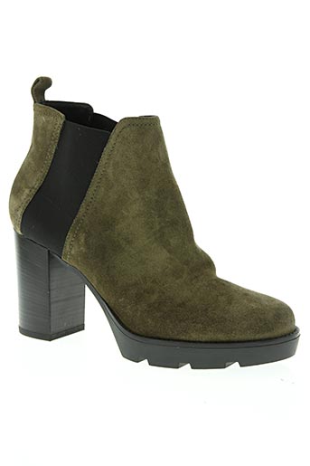 janet sport chaussures femme de couleur vert