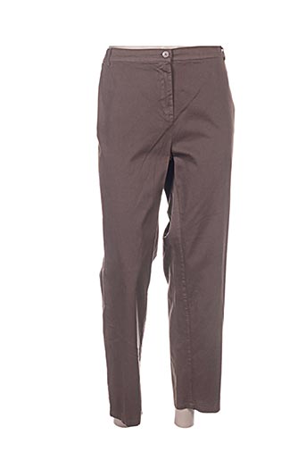 weinberg pantalons femme de couleur marron