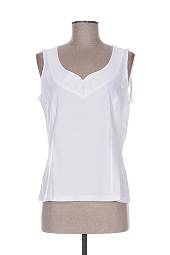 pauporté t-shirts femme de couleur blanc