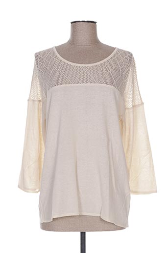 pauporté pulls femme de couleur beige